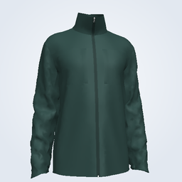 Male Half Sleeve Zip Up Sweatshirt