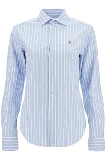 polo ralph lauren striped oxford shirt for men