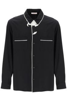 valentino garavani &quot;pyjama-style shirt with flower