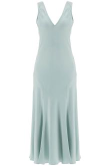 max mara studio acqui satin midi dress