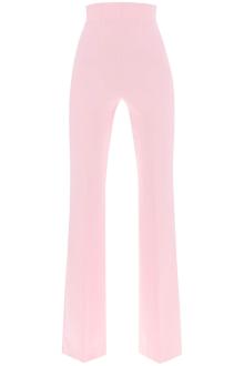 sportmax olea flared pants in scuba jersey