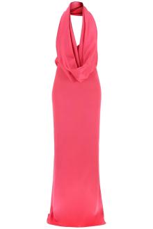 giuseppe di morabito maxi gown with built-in hood
