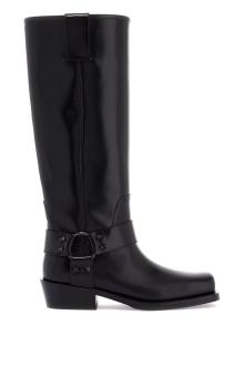 valentino garavani rockstud biker boot