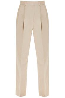 toteme tailored linen blend trousers for men
