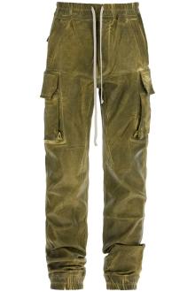 drkshdw stretch denim cargo pants in mastodon style