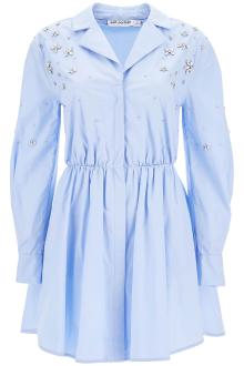 self portrait &#039;mini chemisier dress with